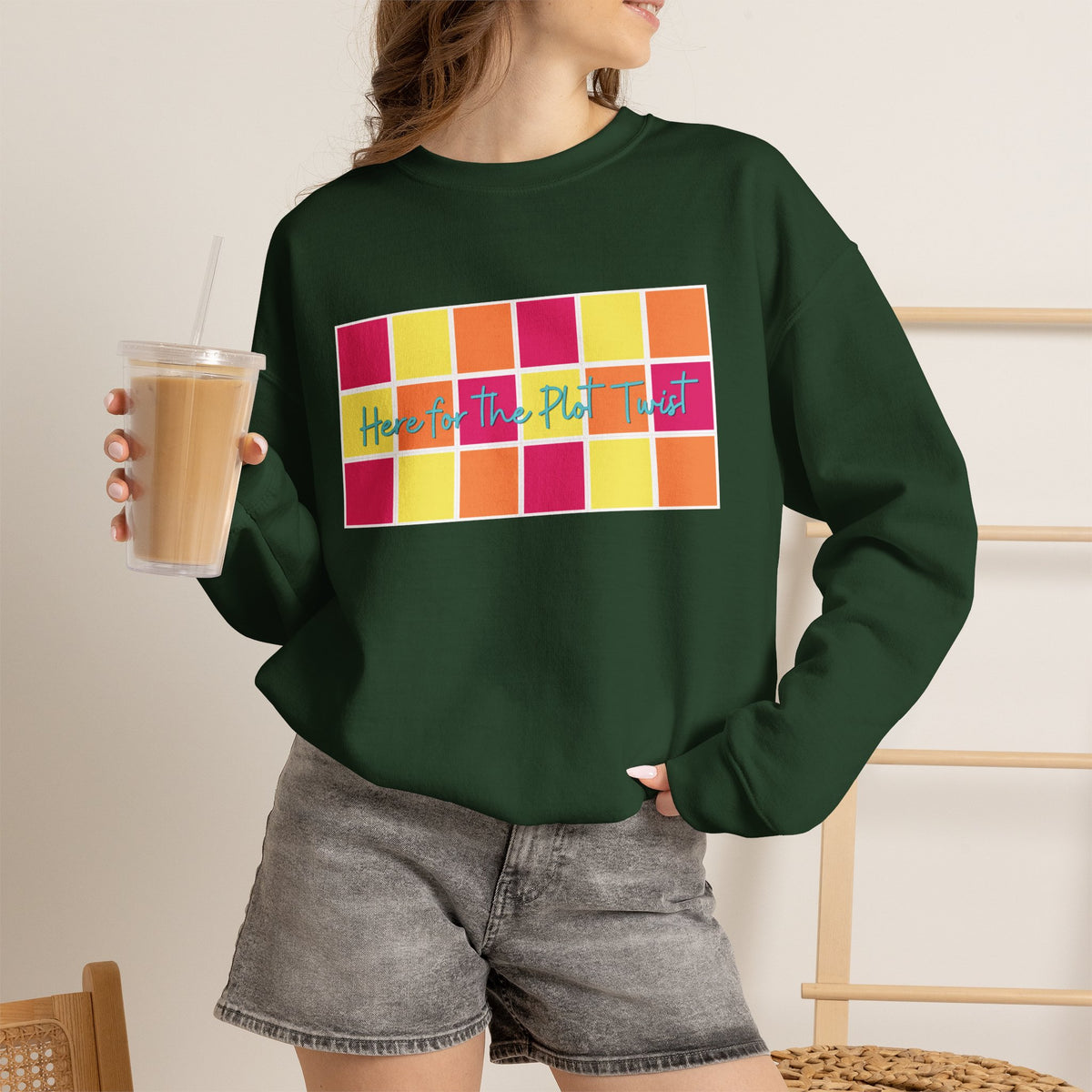 Here for the Plot Twist - Bookish Villa Inspired Sweatshirt