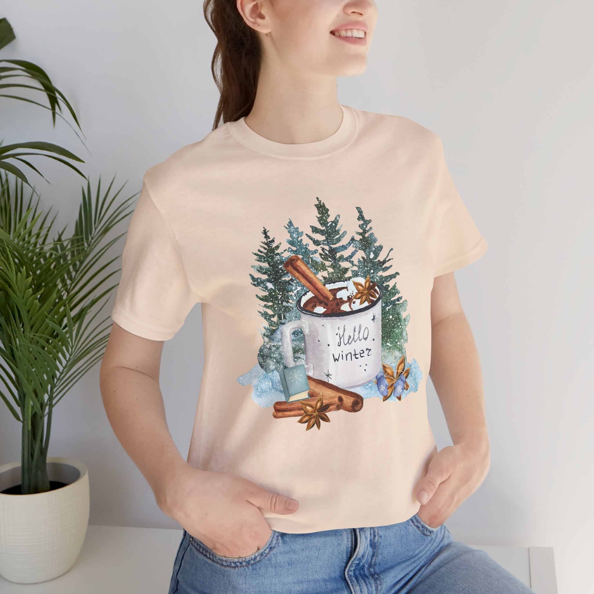 Hello Winter Mug Short Sleeve Tee