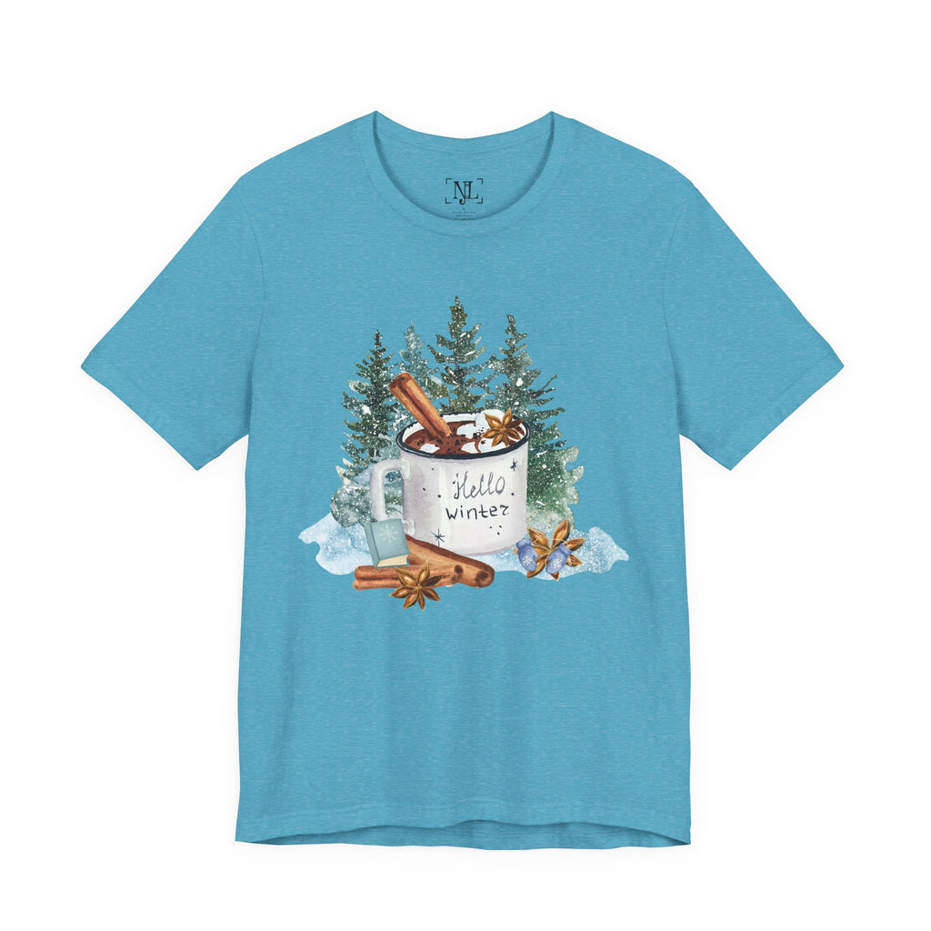 Hello Winter Mug Short Sleeve Tee
