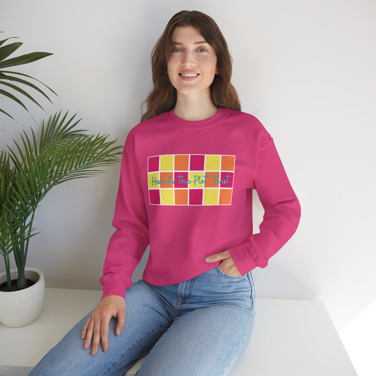 Here for the Plot Twist - Bookish Villa Inspired Sweatshirt