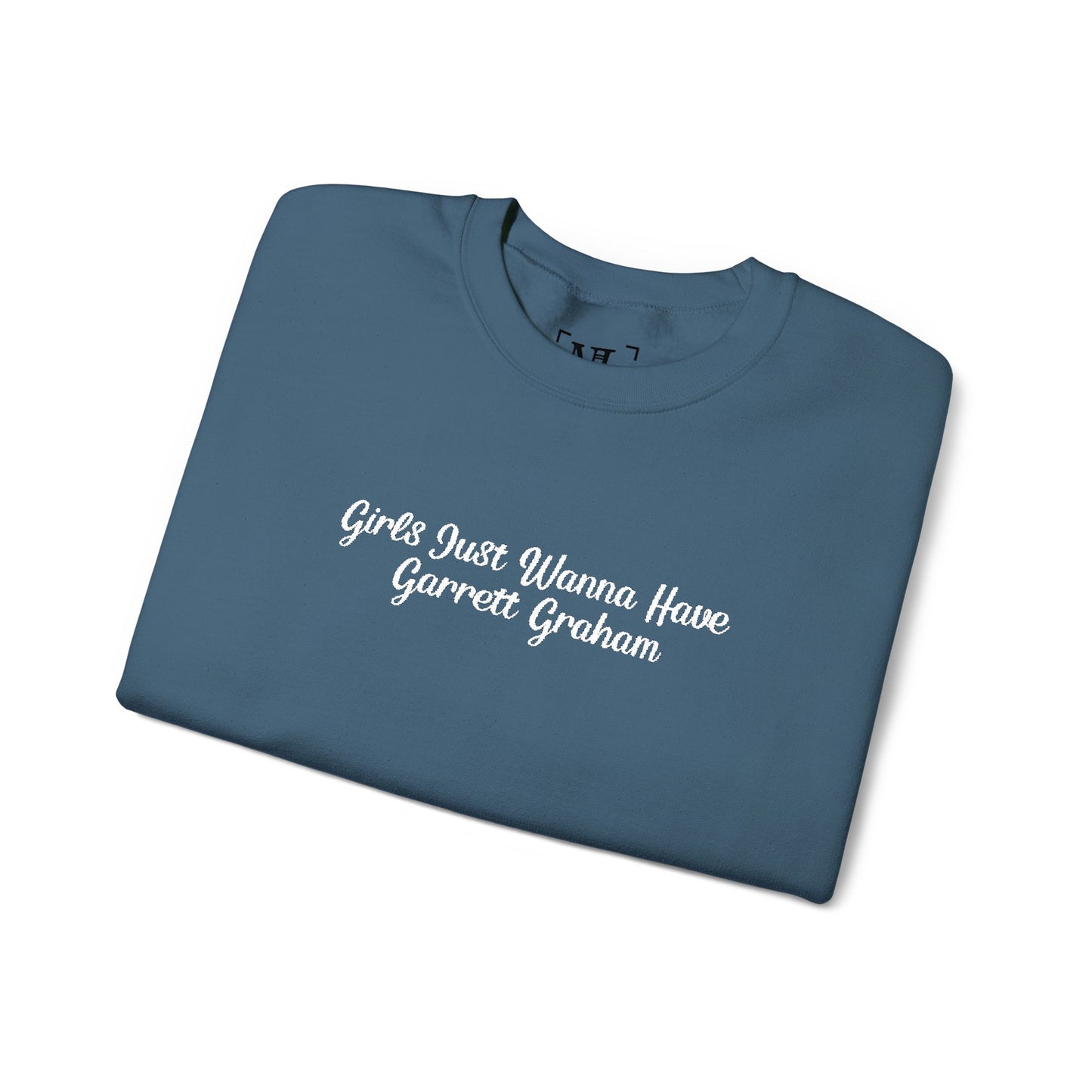 Girls Just Wanna Have Garrett Graham - Hockey Romance Inspired Embroidered Sweatshirt