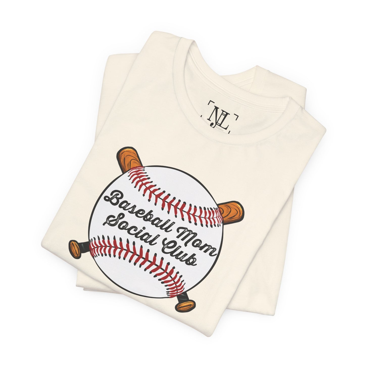 Baseball Mom Social Club Tee — Women’s Baseball Mom T-Shirt