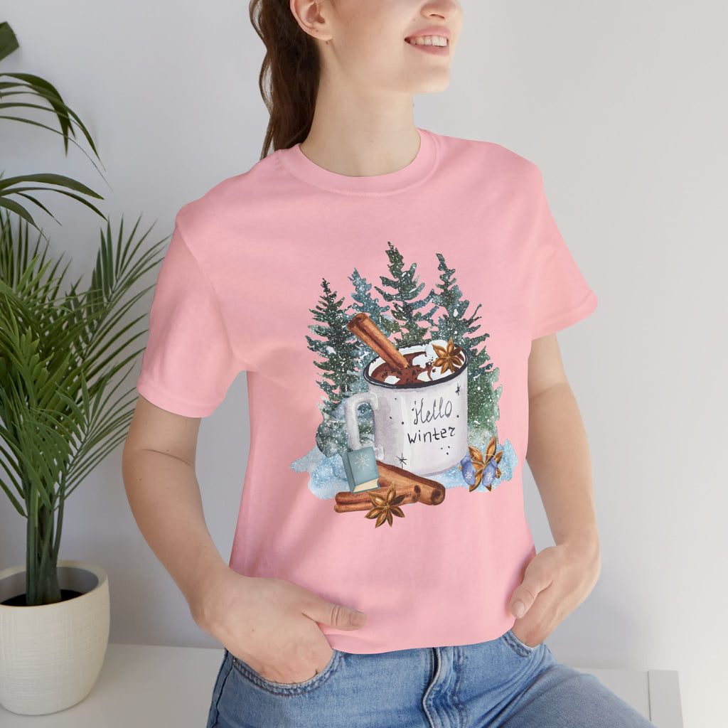 Hello Winter Mug Short Sleeve Tee