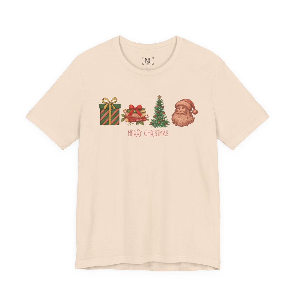 Vintage Christmas Icons - Short Sleeve Tee