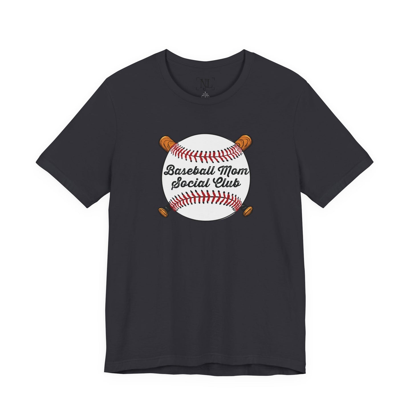 Baseball Mom Social Club Tee — Women’s Baseball Mom T-Shirt