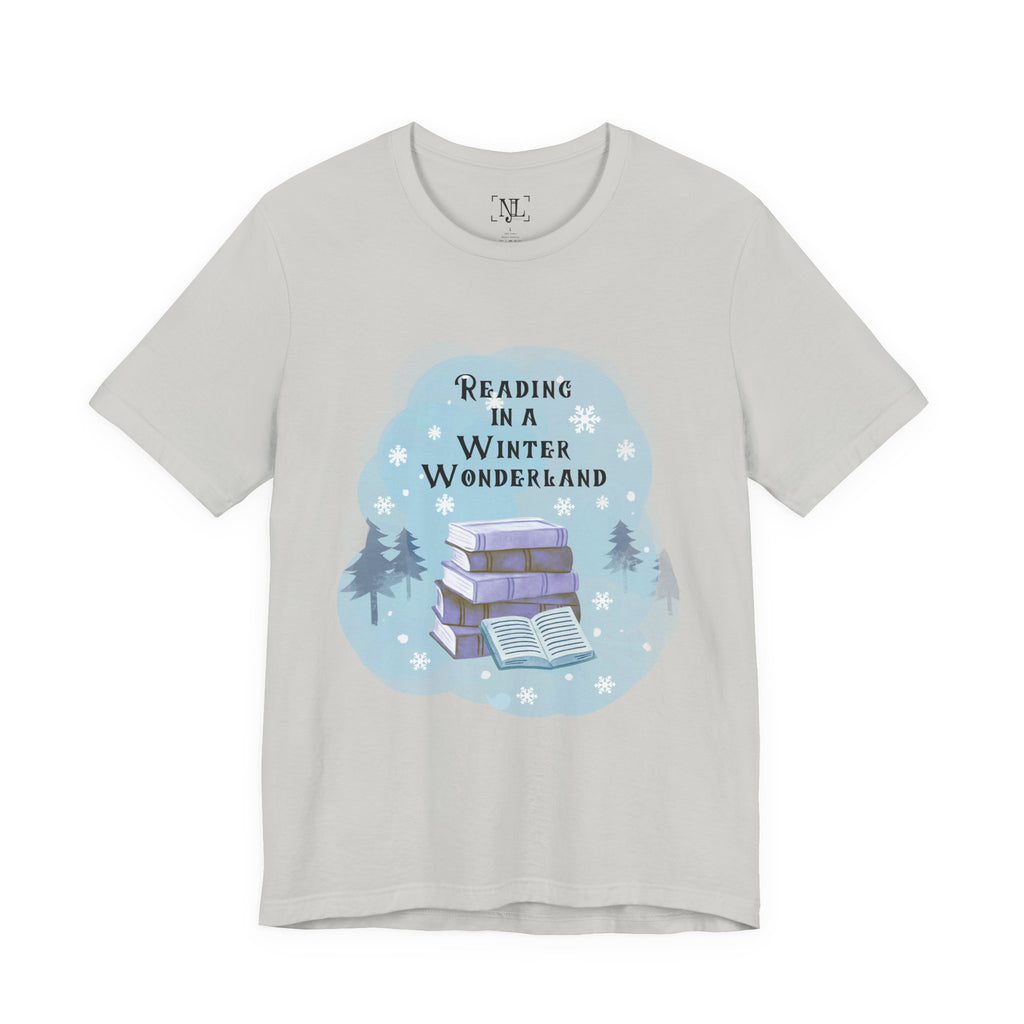 Reading in a Winter Wonderland Short Sleeve Tee