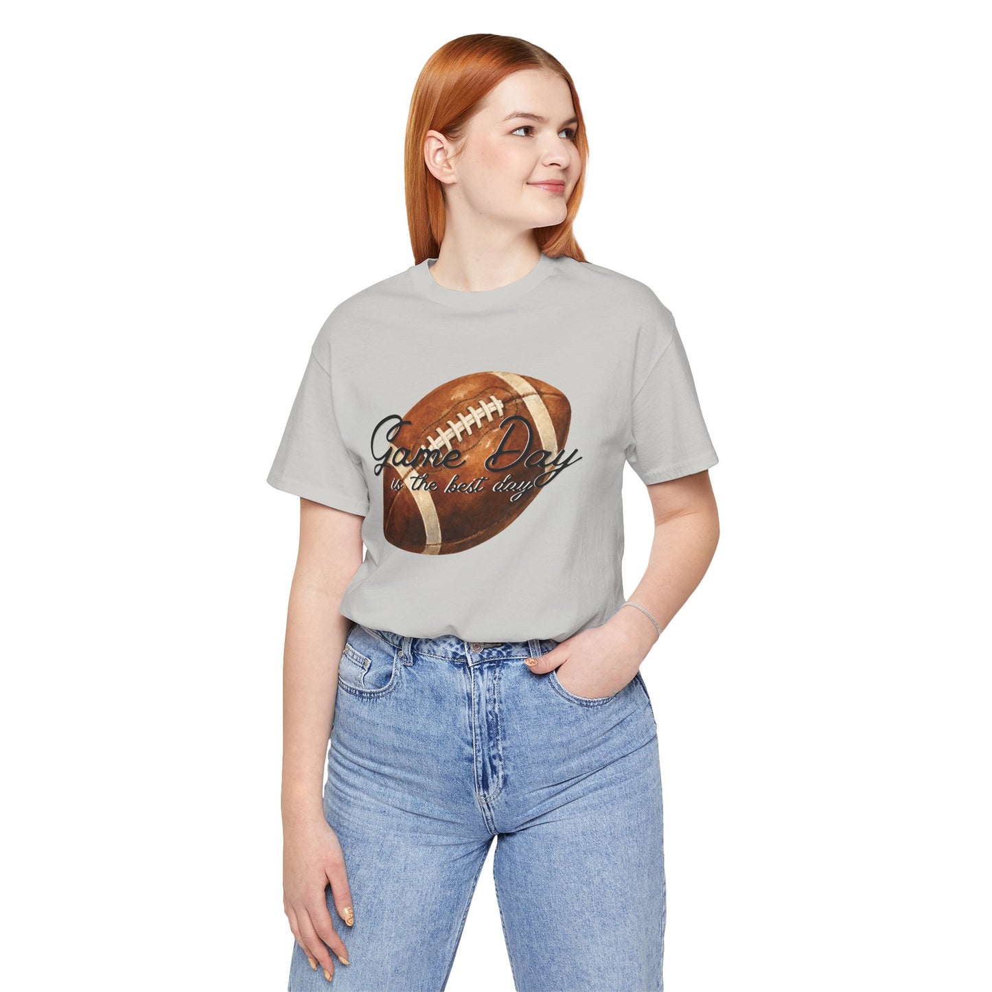Game Day Football Tee — "Game Day is the best day" Vintage Football Shirt
