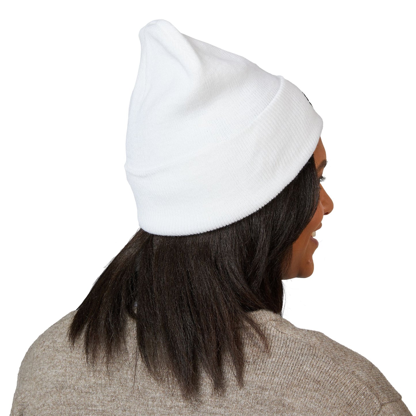 Football Mom Embroidered Cuffed Beanie – Cozy Sideline Knit Hat