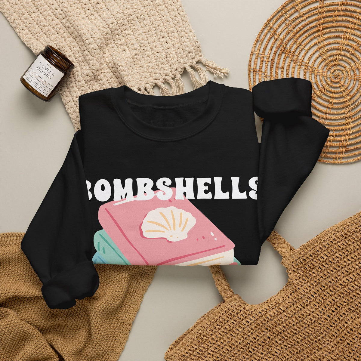 Bombshells Read Books - Bookish Villa Inspired Sweatshirt (White Text)