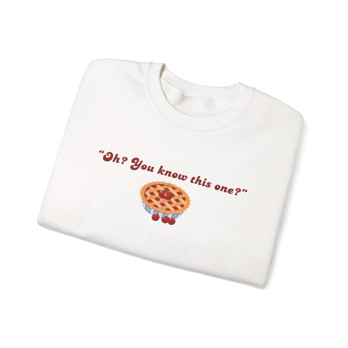 Oh? You know this one? Cherry Pie - Hockey Romance Inspired Sweatshirt