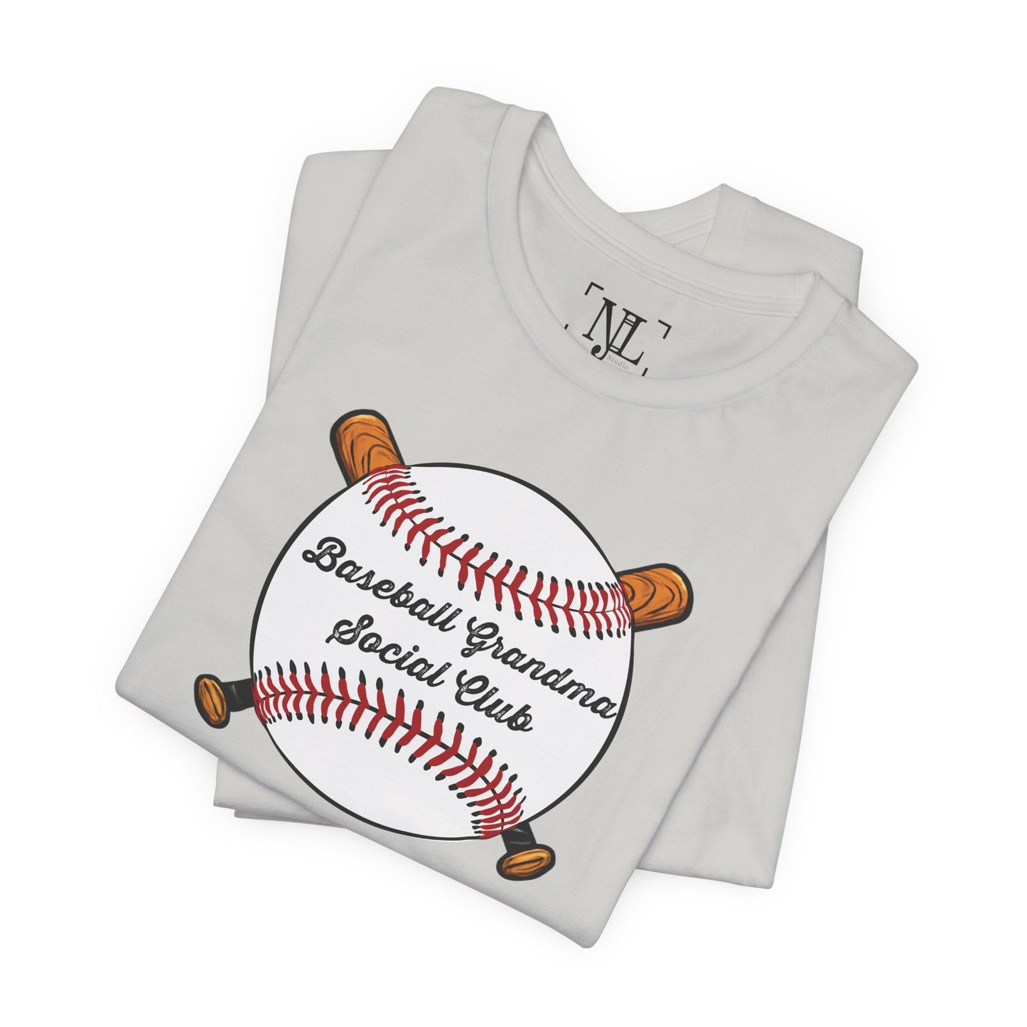 Baseball Grandma Social Club Tee — Women’s Baseball T-Shirt