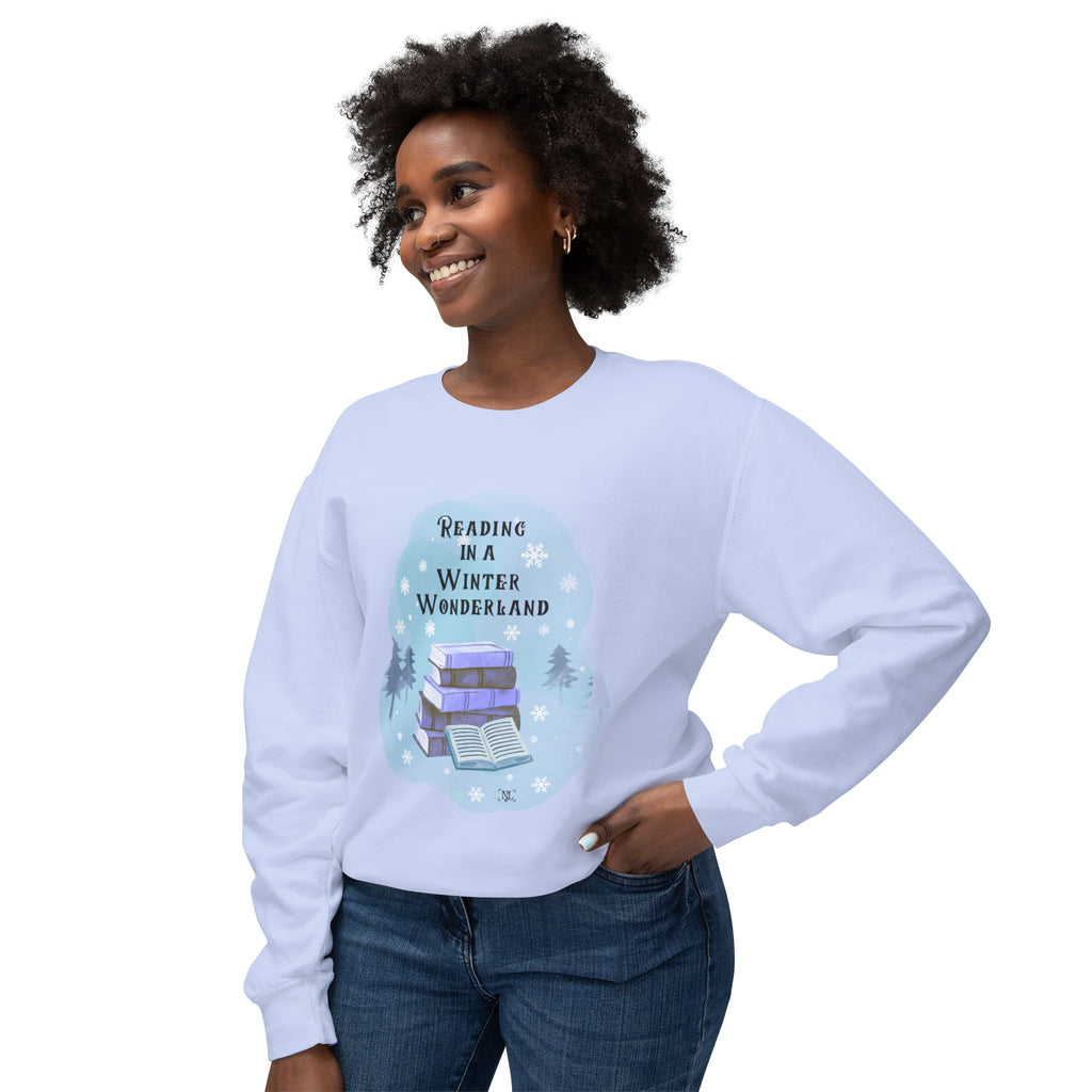 Reading in a Winter Wonderland Crewneck Sweatshirt