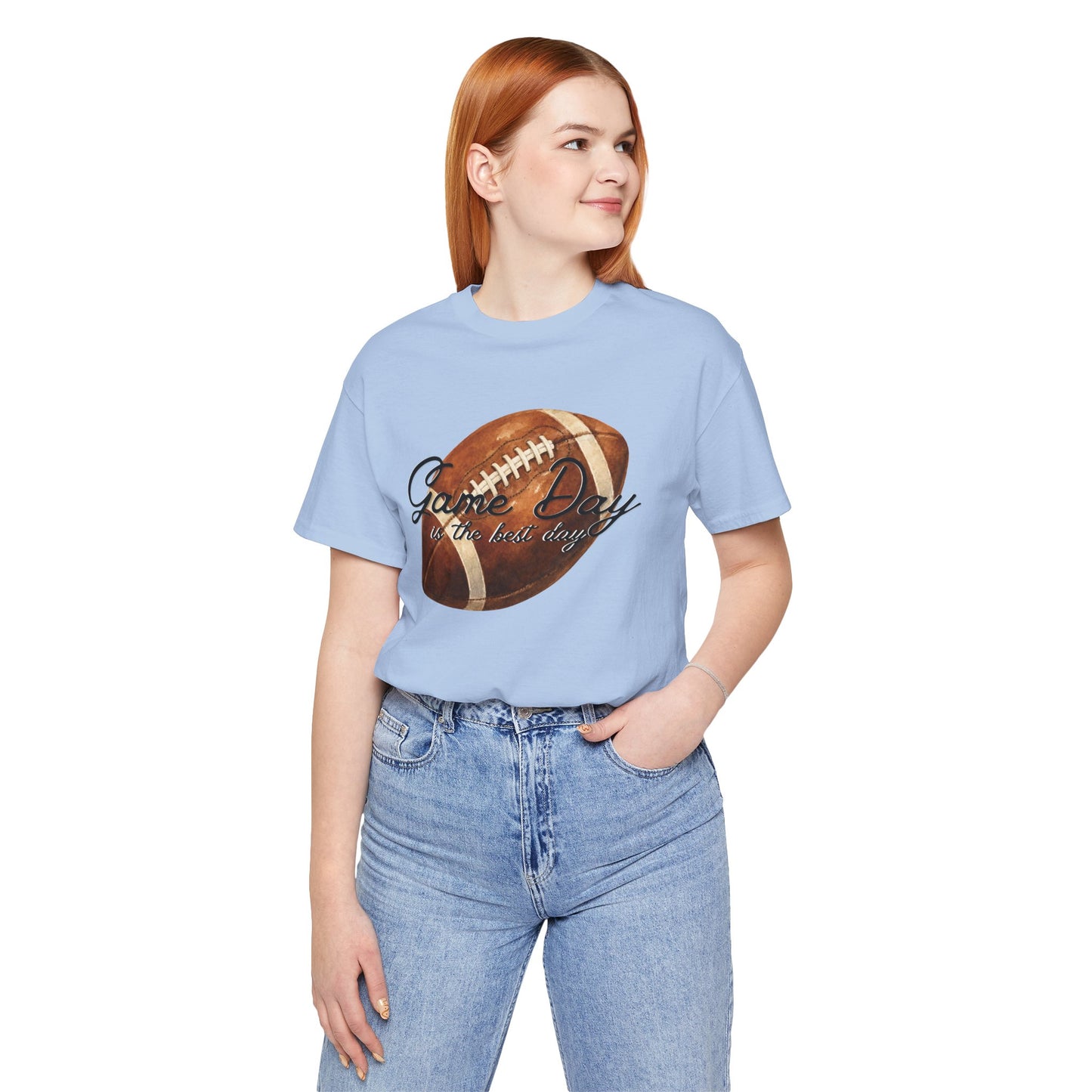 Game Day Football Tee — "Game Day is the best day" Vintage Football Shirt