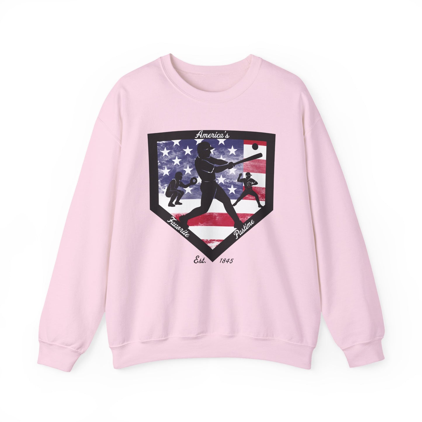 Baseball Home Plate Sweatshirt – America's Favorite Pastime Sweatshirt