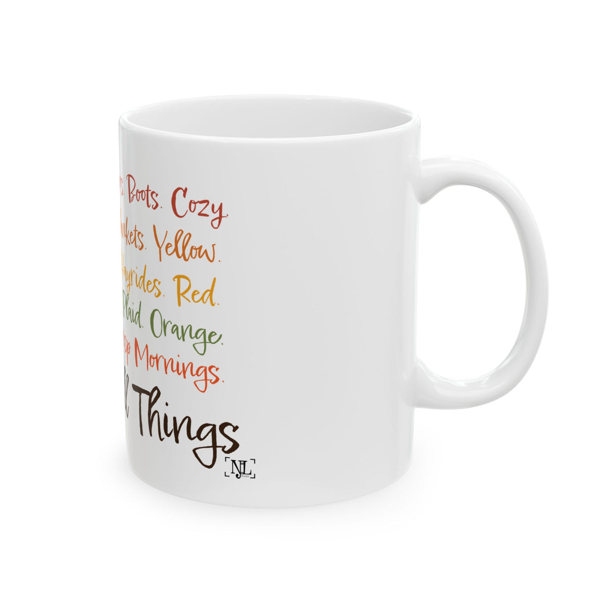 All The Fall Things Ceramic Mug,