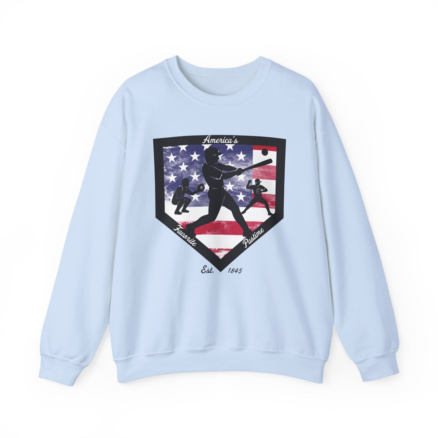 Baseball Home Plate Sweatshirt – America's Favorite Pastime Sweatshirt