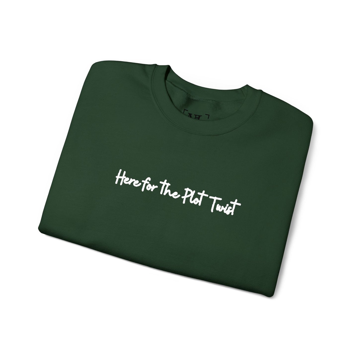 Here for the Plot Twist - Bookish Villa Inspired Embroidered Sweatshirt