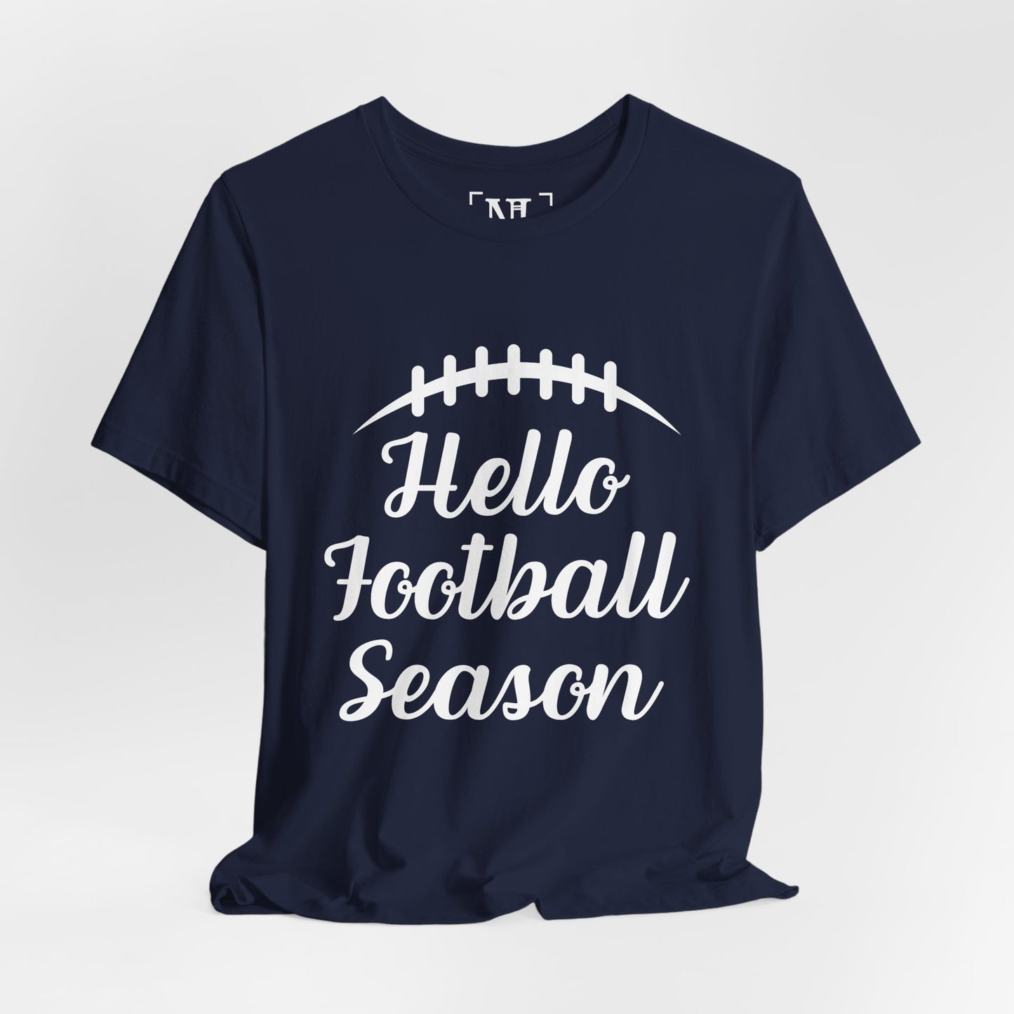 Hello Football Season - Graphic Tee (White Text)