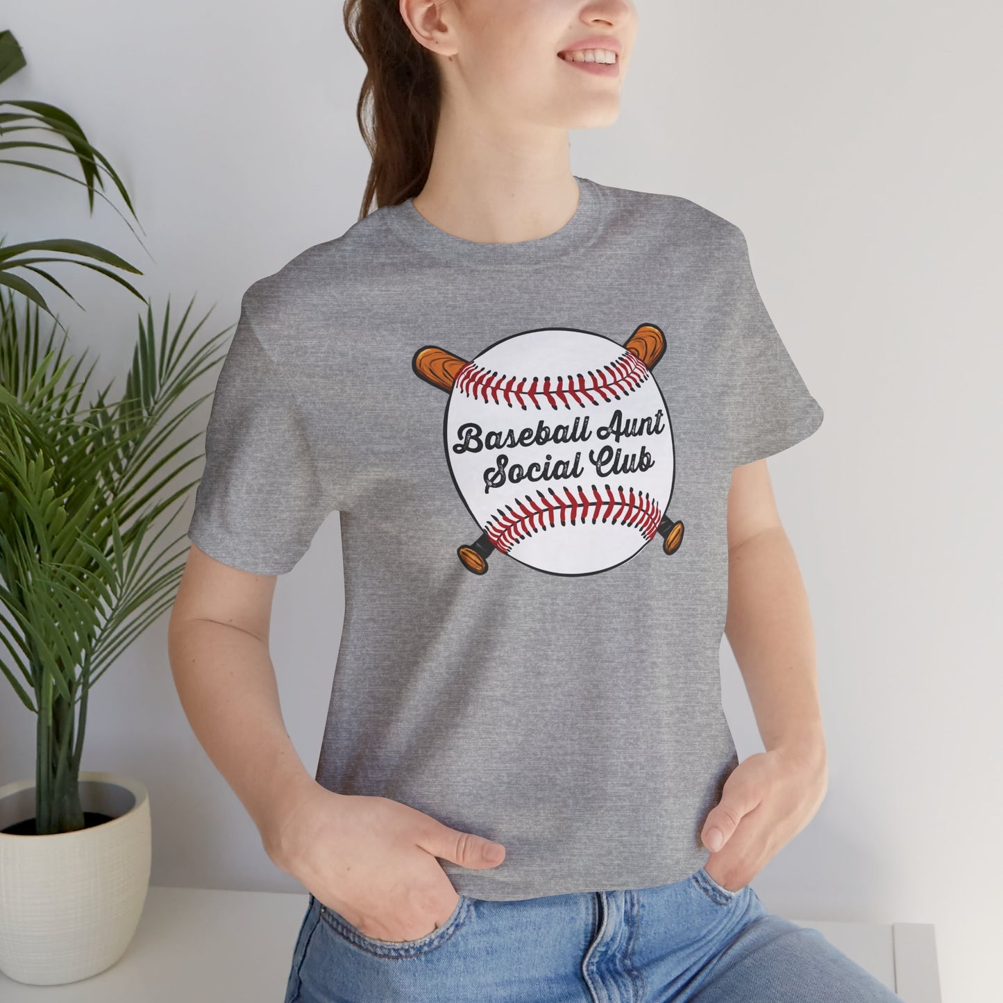 Baseball Aunt Social Club Tee — Women’s Baseball T-Shirt