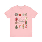 Vintage Merry Christmas - Short Sleeve Tee