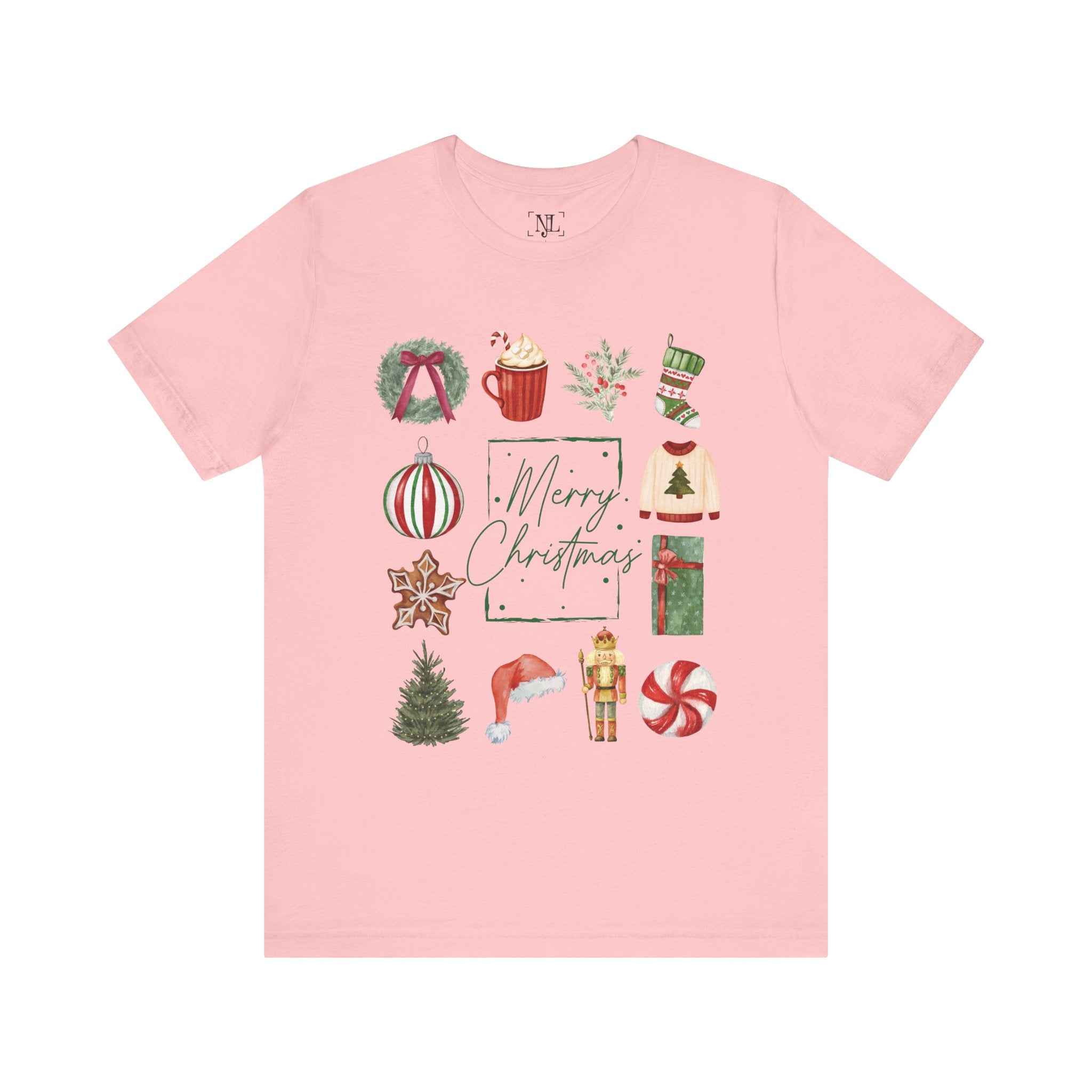 Vintage Merry Christmas - Short Sleeve Tee