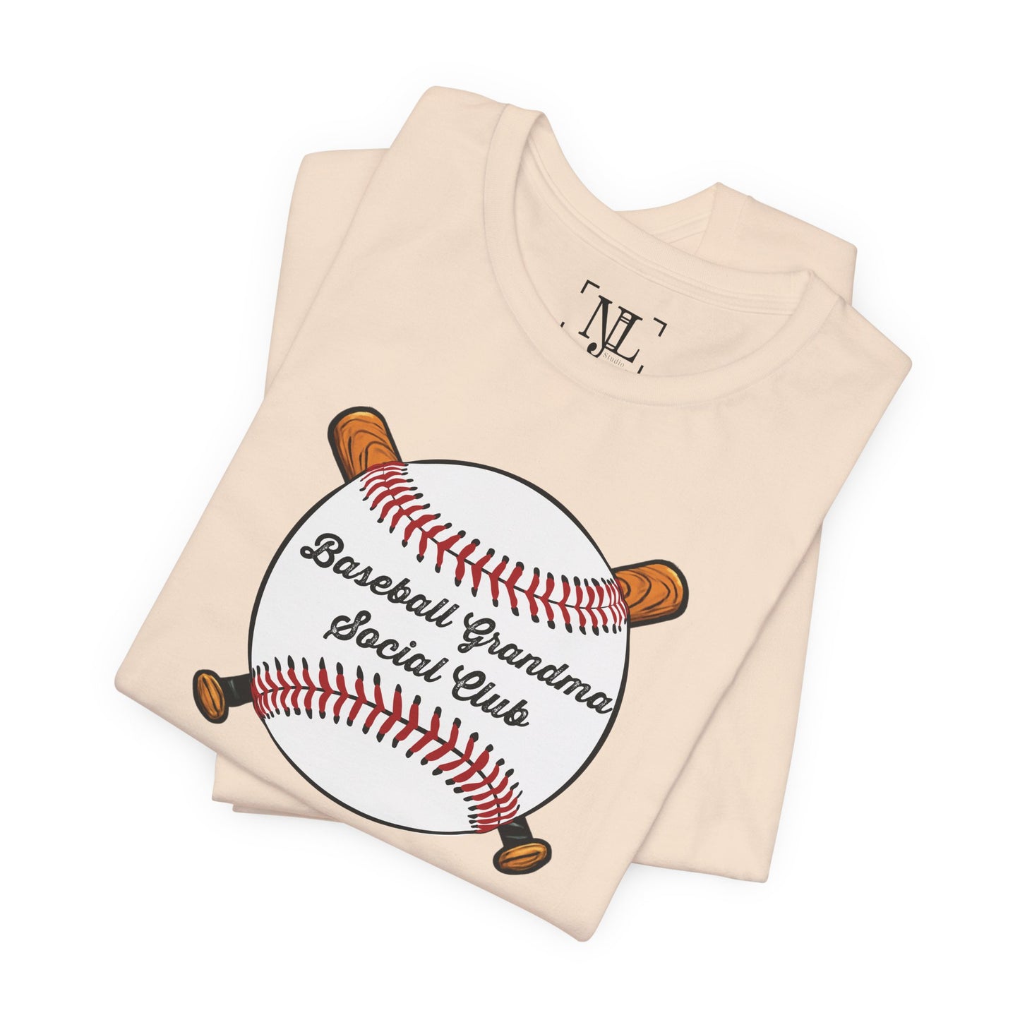Baseball Grandma Social Club Tee — Women’s Baseball T-Shirt