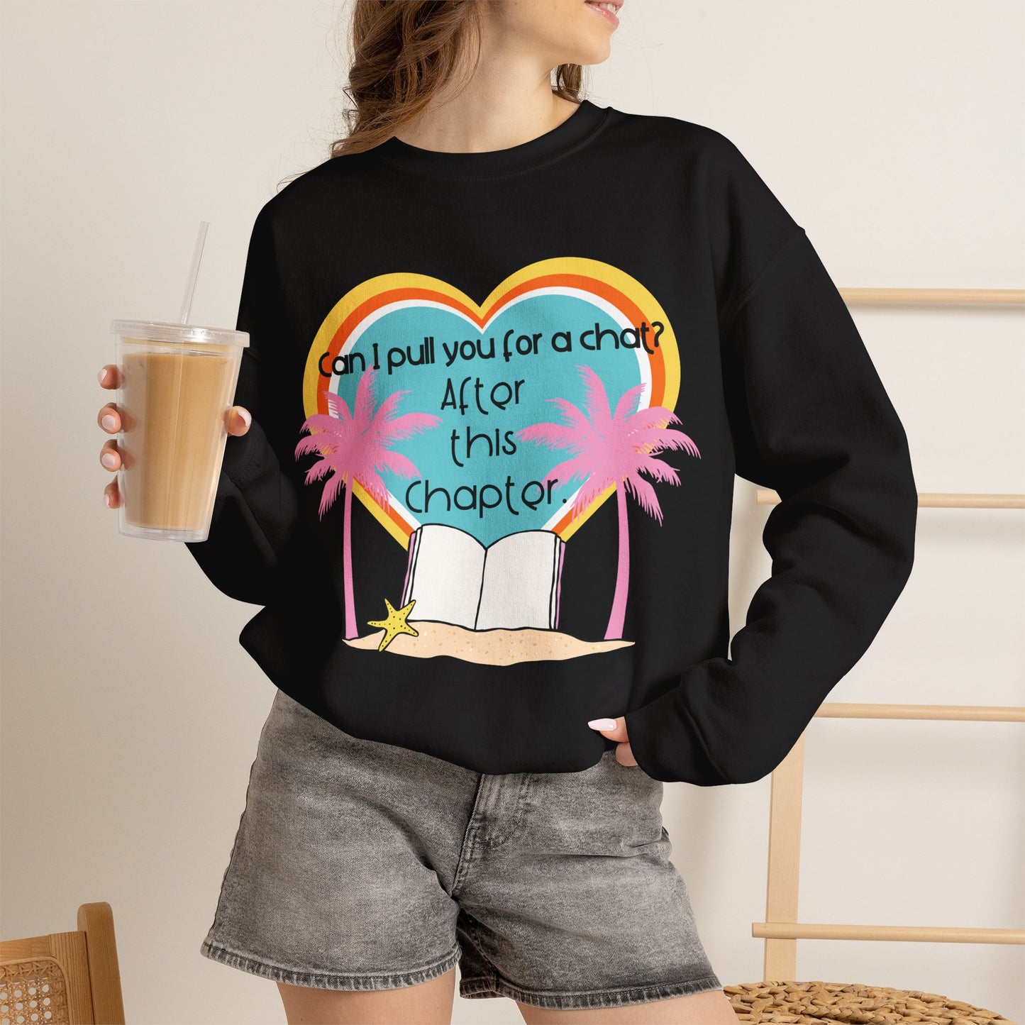 Can I Pull You for a Chat? - Bookish Villa Inspired Crewneck Sweatshirt