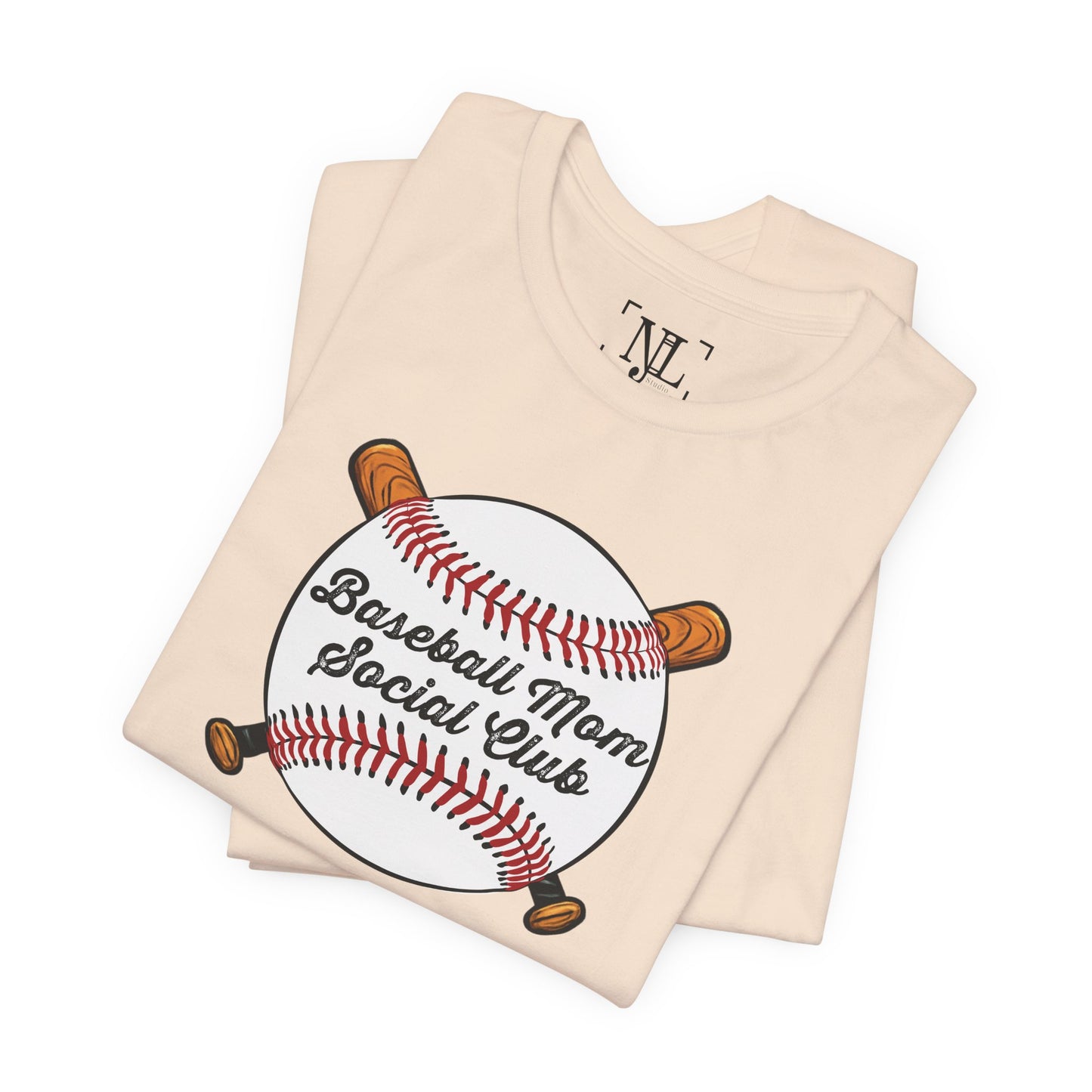 Baseball Mom Social Club Tee — Women’s Baseball Mom T-Shirt