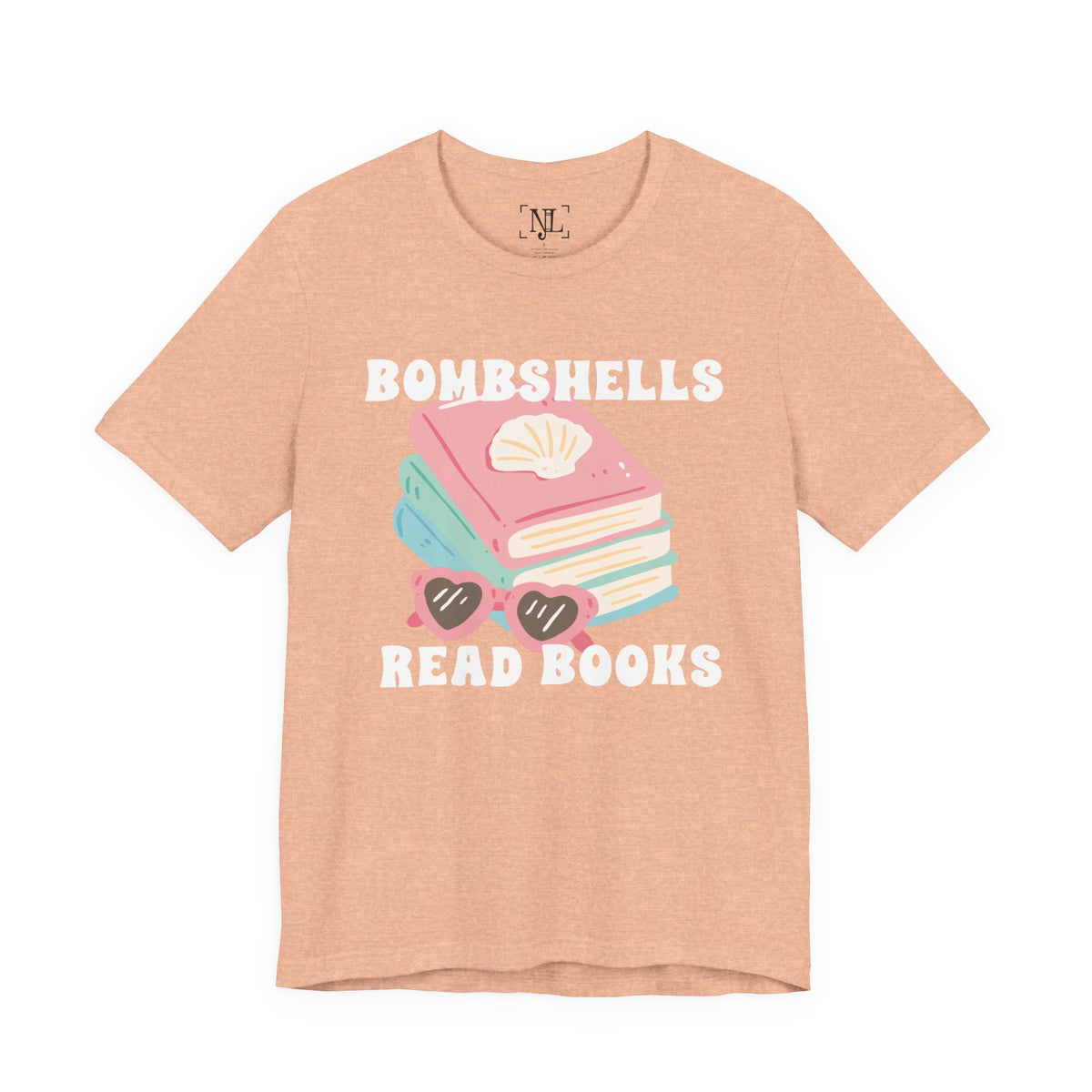 Bombshells Read Books - Bookish Villa Inspired Tee (White Text)
