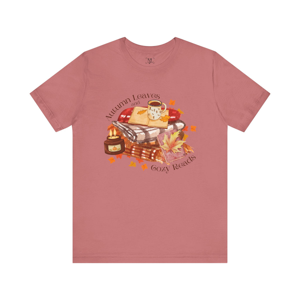 Autumn Leaves & Cozy Reads Tee