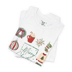 Vintage Merry Christmas - Short Sleeve Tee