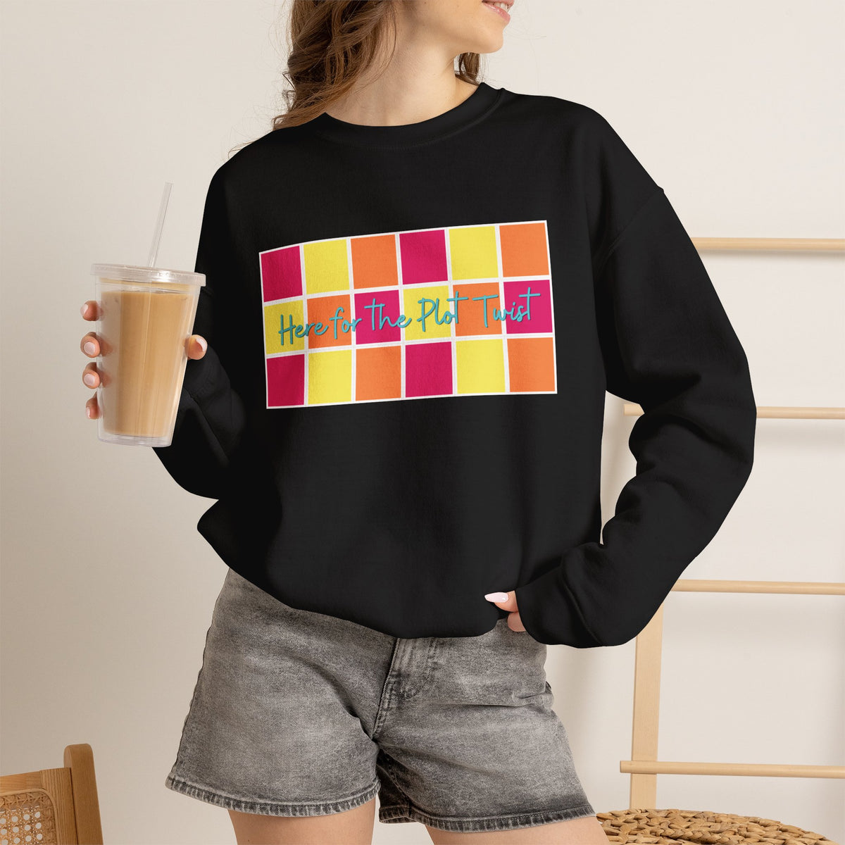 Here for the Plot Twist - Bookish Villa Inspired Sweatshirt