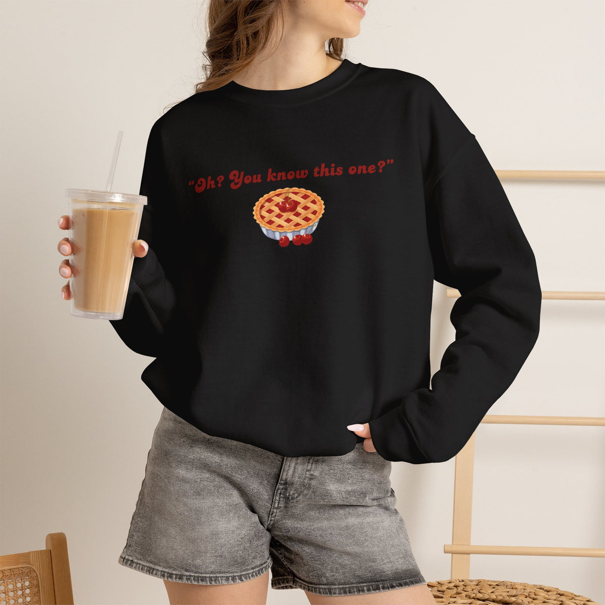 Oh? You know this one? Cherry Pie - Hockey Romance Inspired Sweatshirt