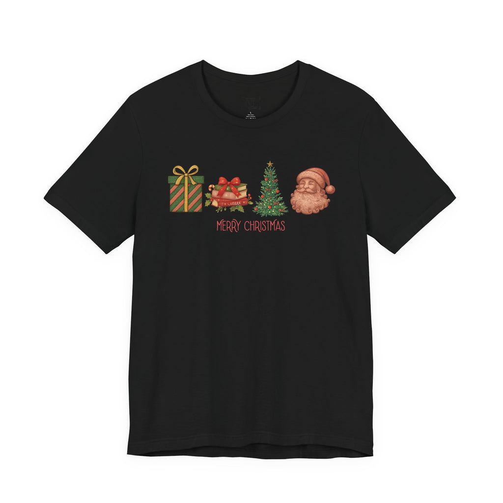 Vintage Christmas Icons - Short Sleeve Tee