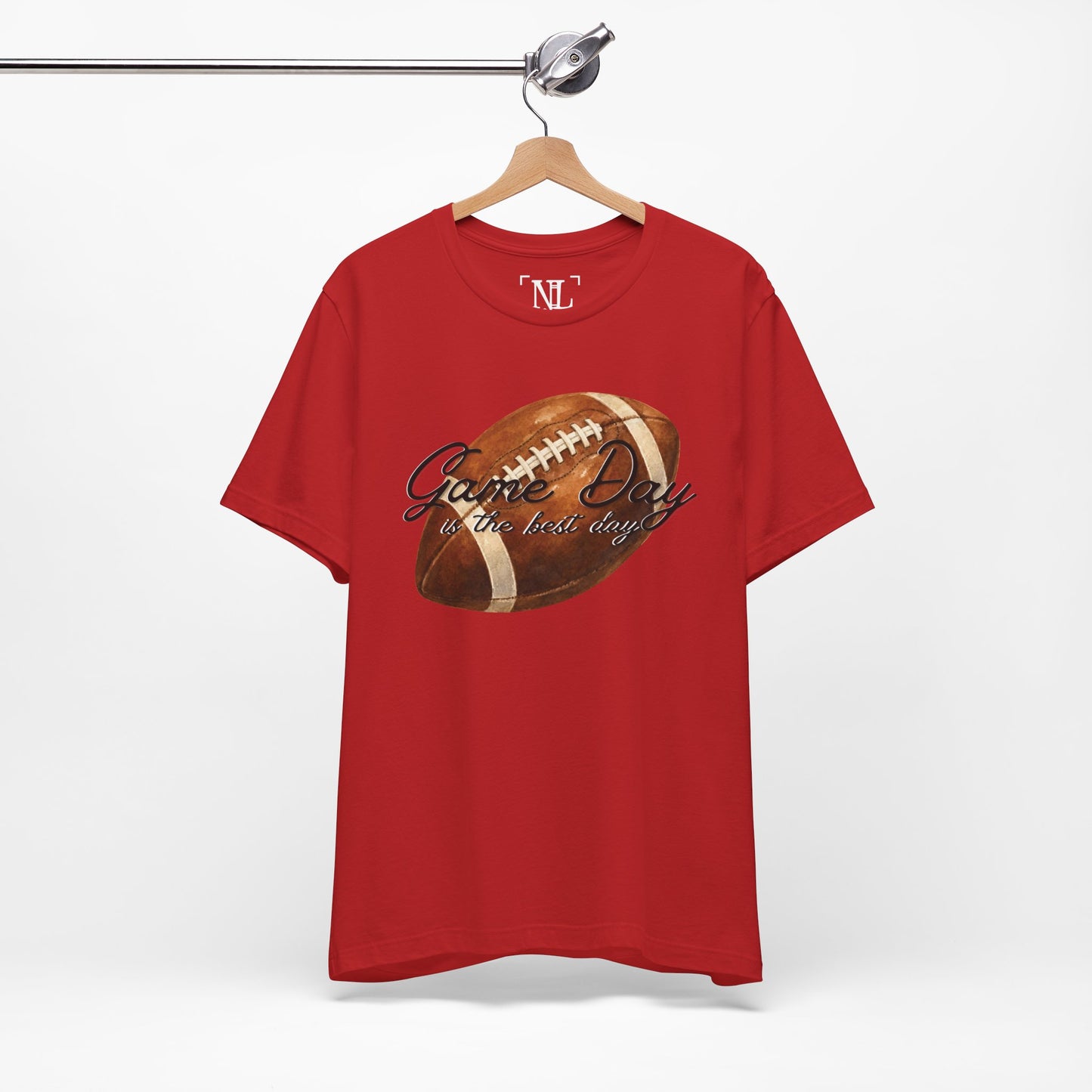 Game Day Football Tee — "Game Day is the best day" Vintage Football Shirt