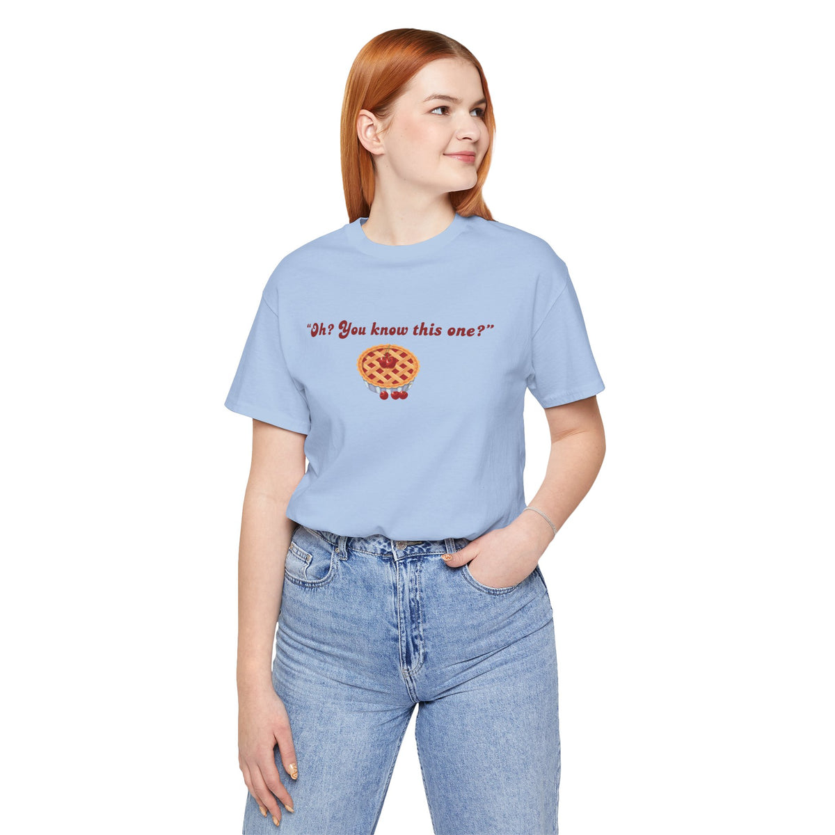 "Oh? You know this one?" Cherry Pie - Hockey Romance Inspired Tee