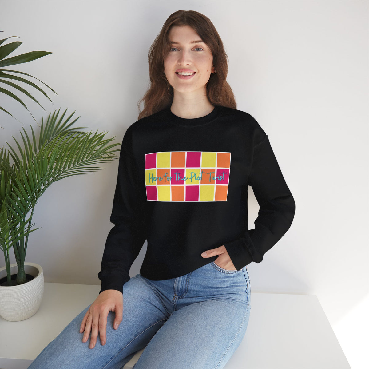 Here for the Plot Twist - Bookish Villa Inspired Sweatshirt