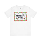 North Pole Library Short Sleeve Christmas Tee