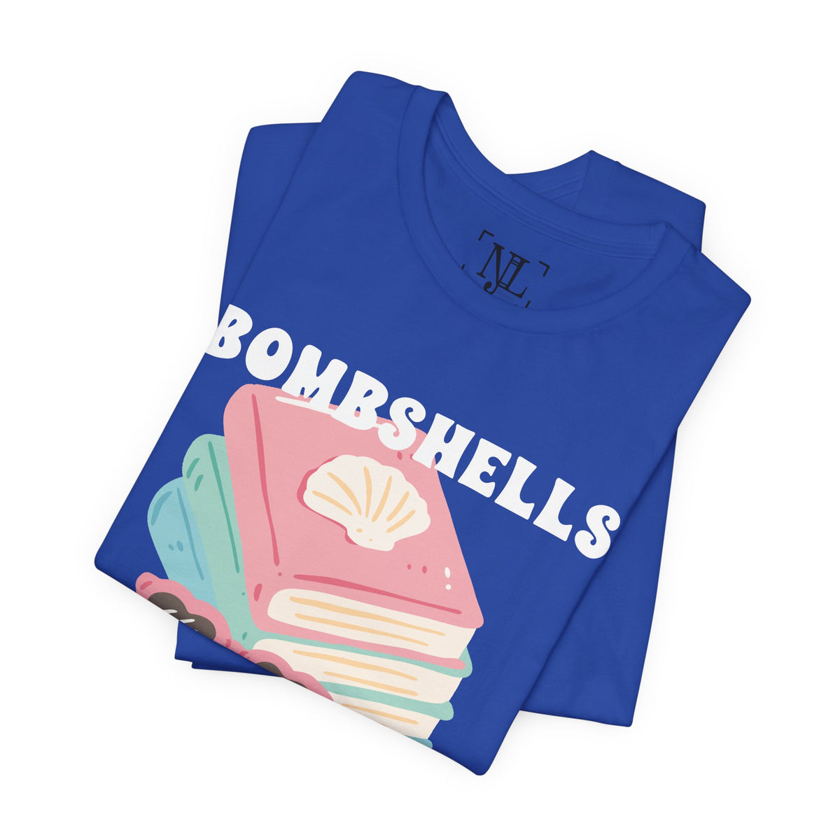 Bombshells Read Books - Bookish Villa Inspired Tee (White Text)