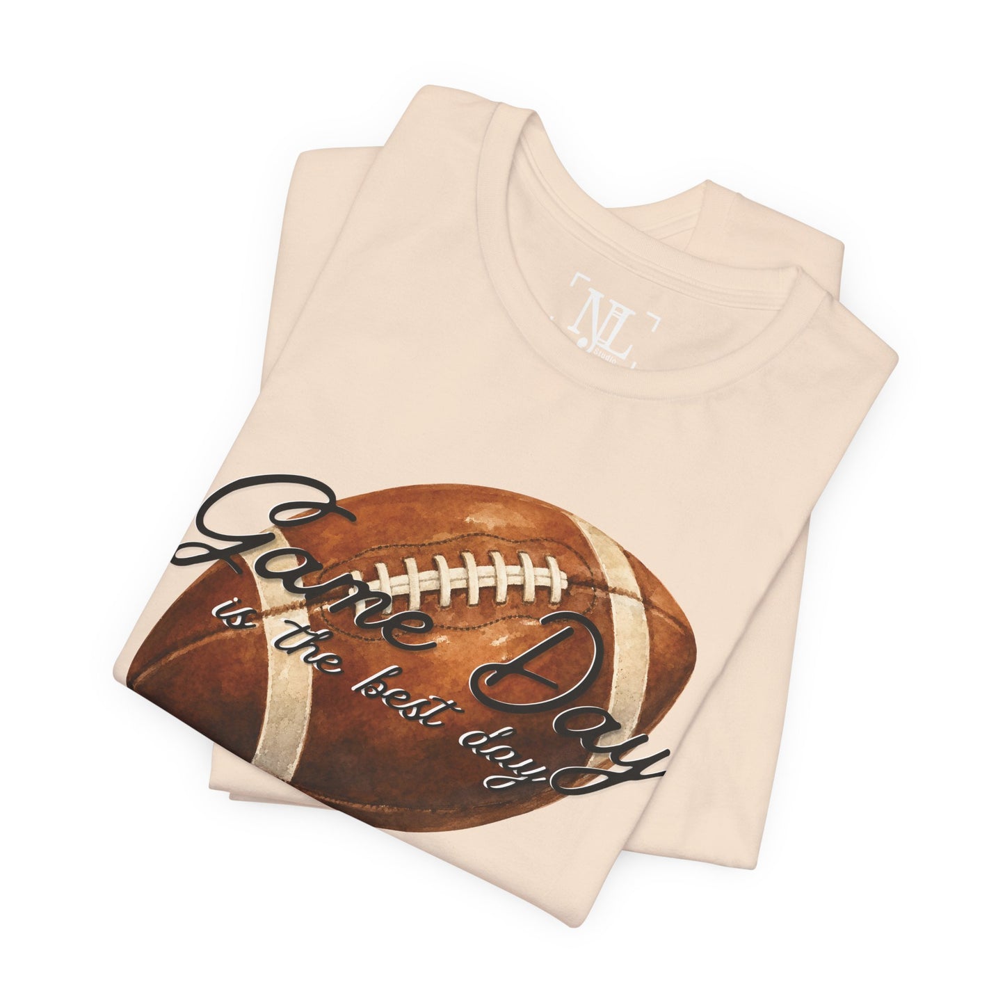 Game Day Football Tee — "Game Day is the best day" Vintage Football Shirt