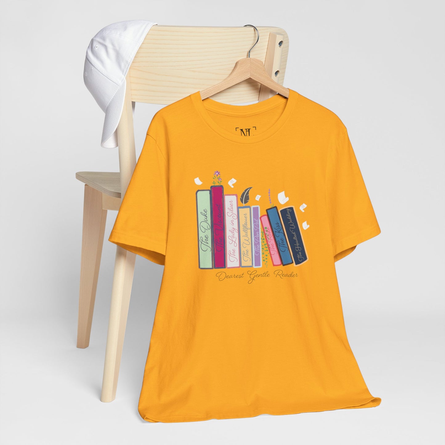 Dearest Gentle Reader Book Stack - Regency Romance Inspired Tee