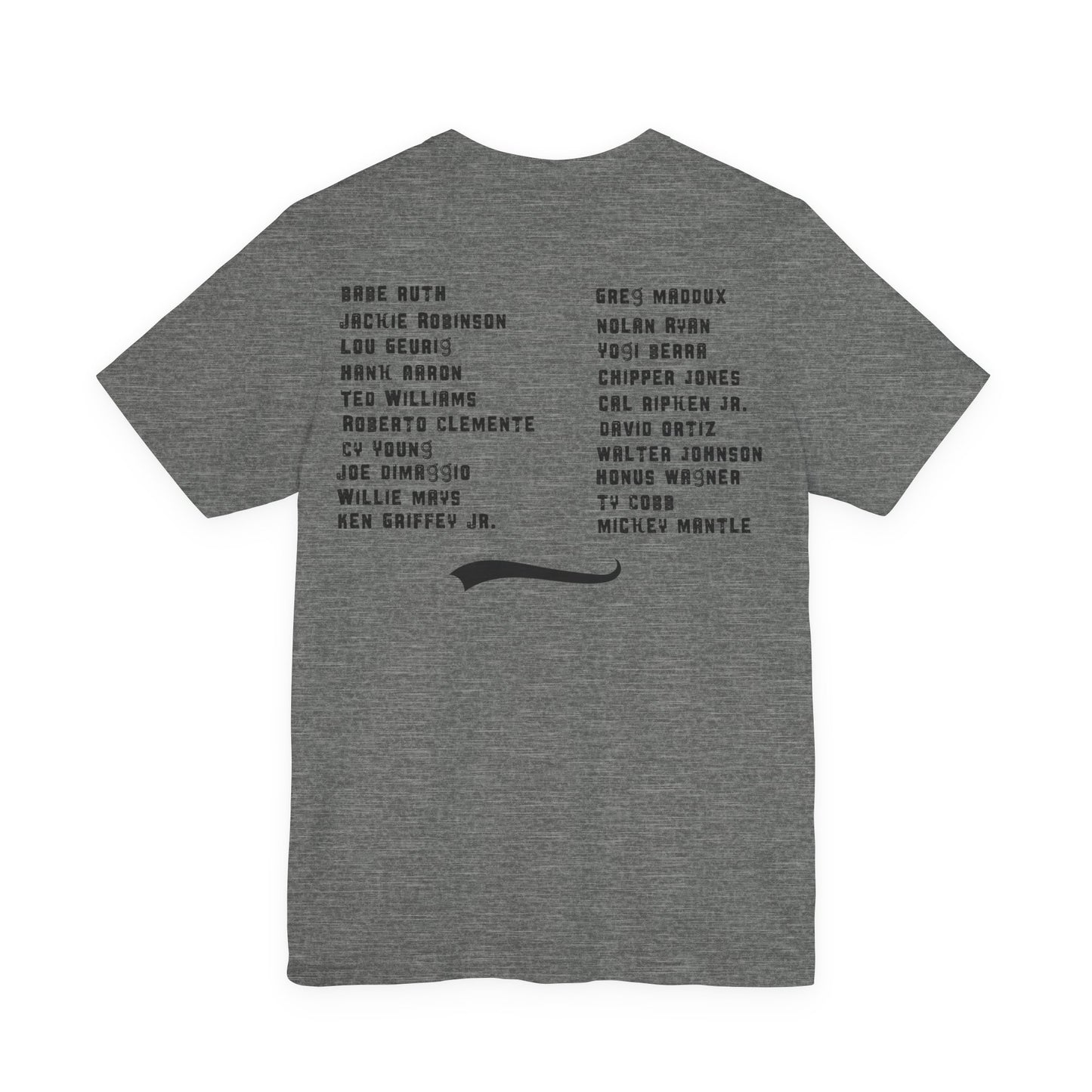Baseball Tribute Tee — "Heroes Get Remembered, Legends Never Die"