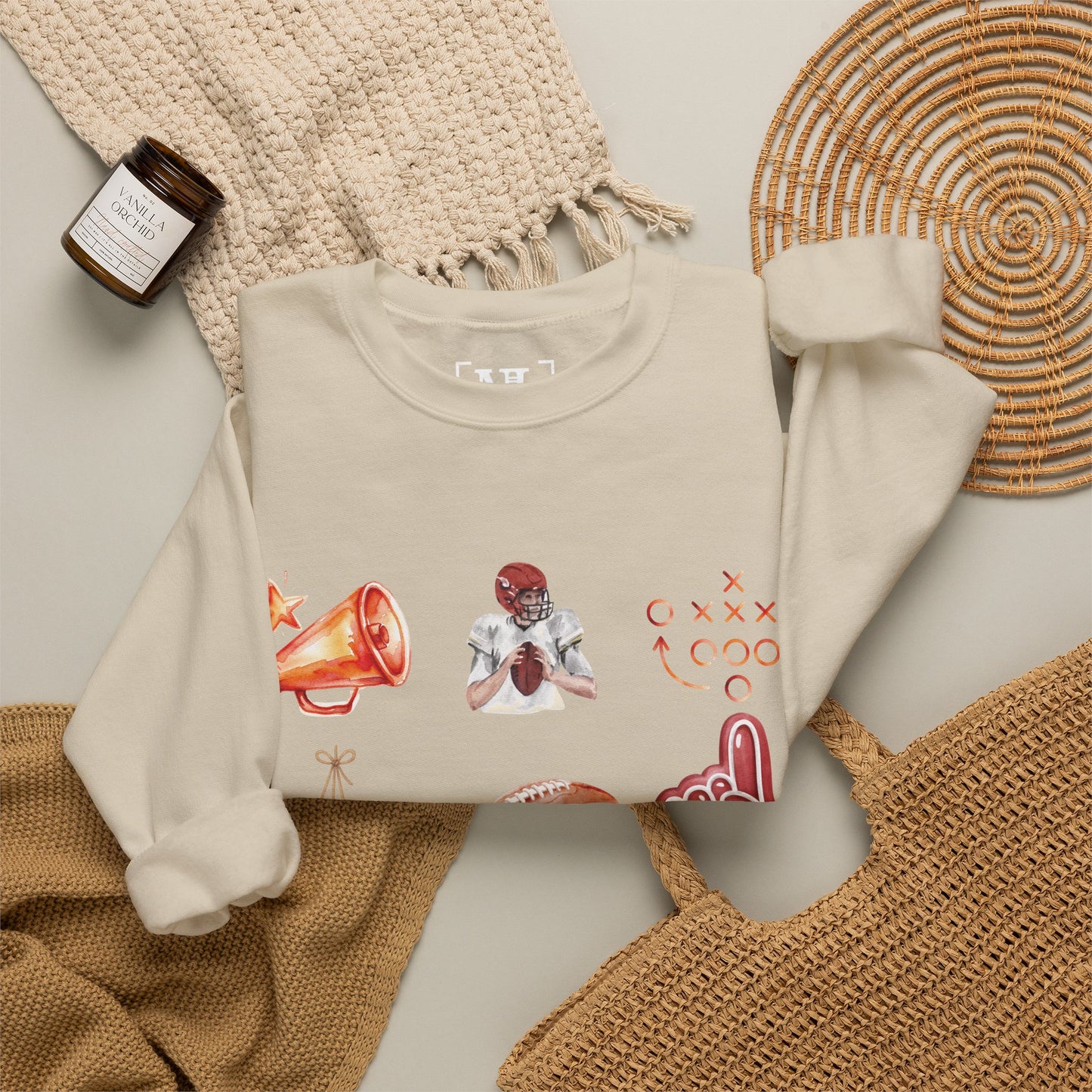 Vintage Football Icons - Graphic Sweatshirt