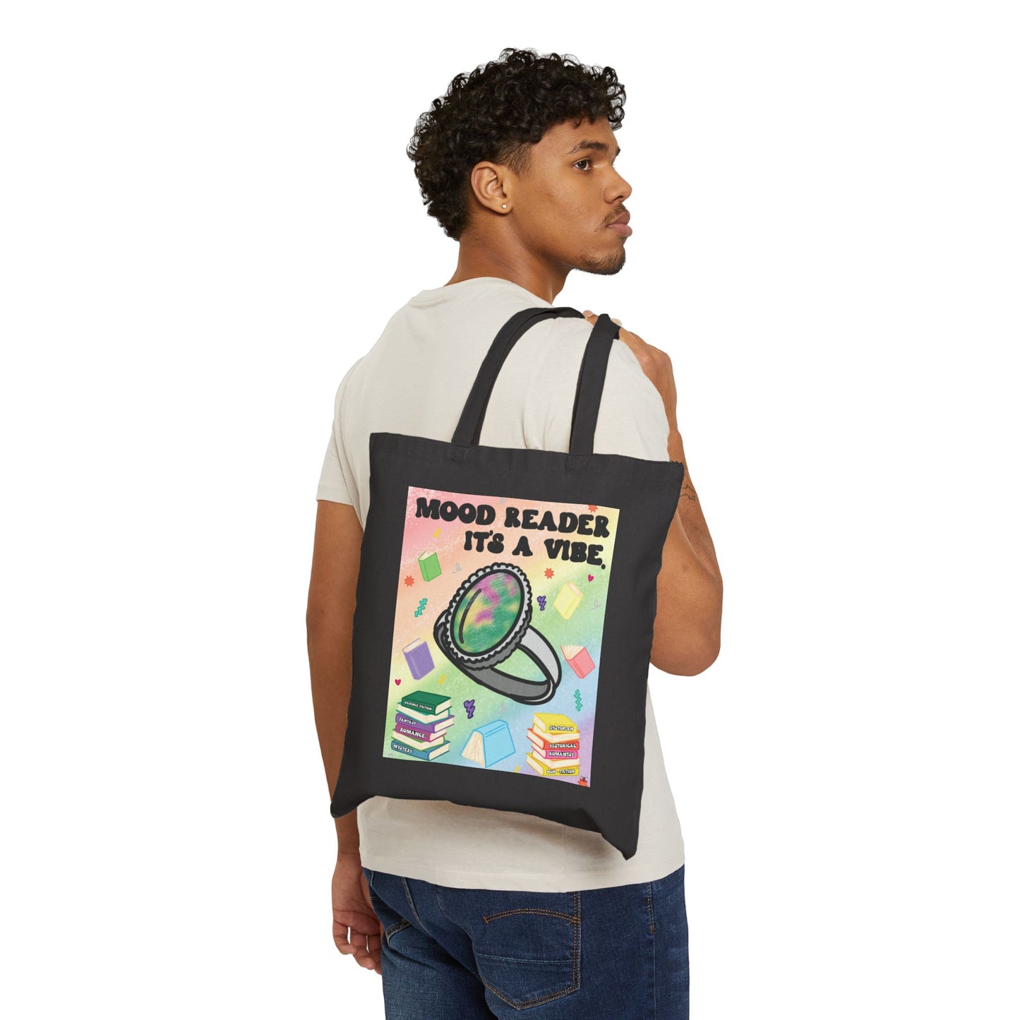 Mood Reader It’s a Vibe - Bookish Tote Bag (with Genres)