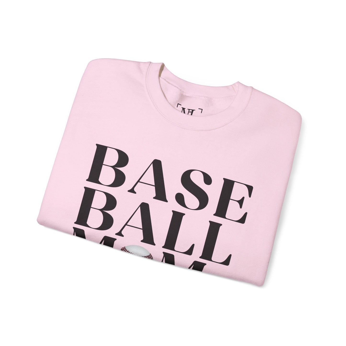 Baseball Mom Crewneck Sweatshirt - Baseball Graphic Pullover for Moms