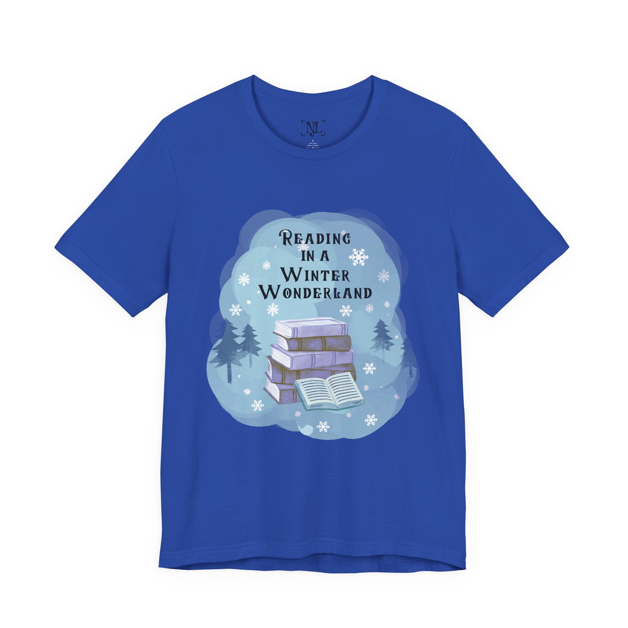 Reading in a Winter Wonderland Short Sleeve Tee
