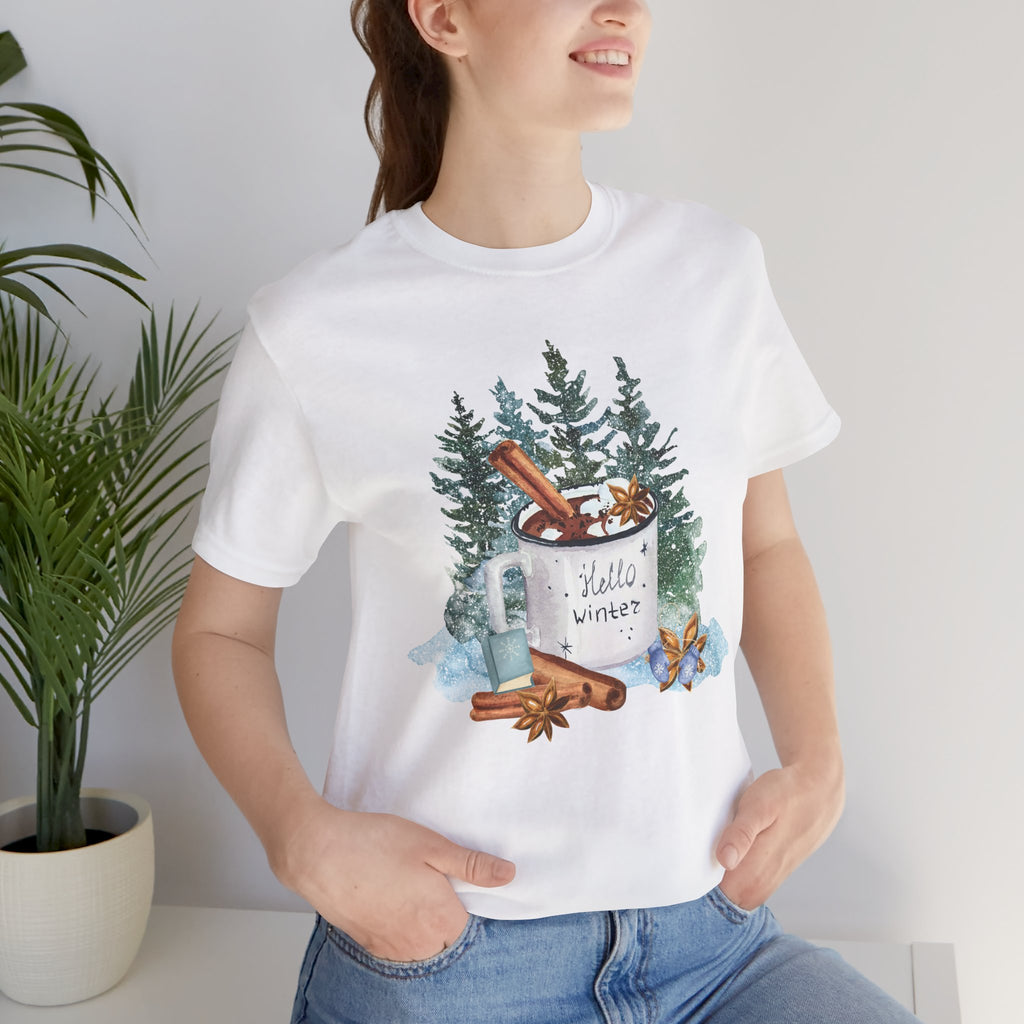 Hello Winter Mug Short Sleeve Tee