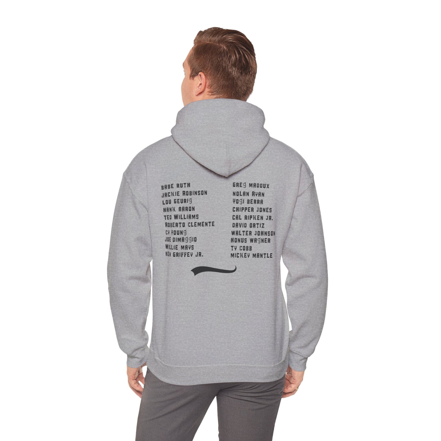 Baseball Tribute Hoodie — "Heroes Get Remembered, Legends Never Die" Hoodie