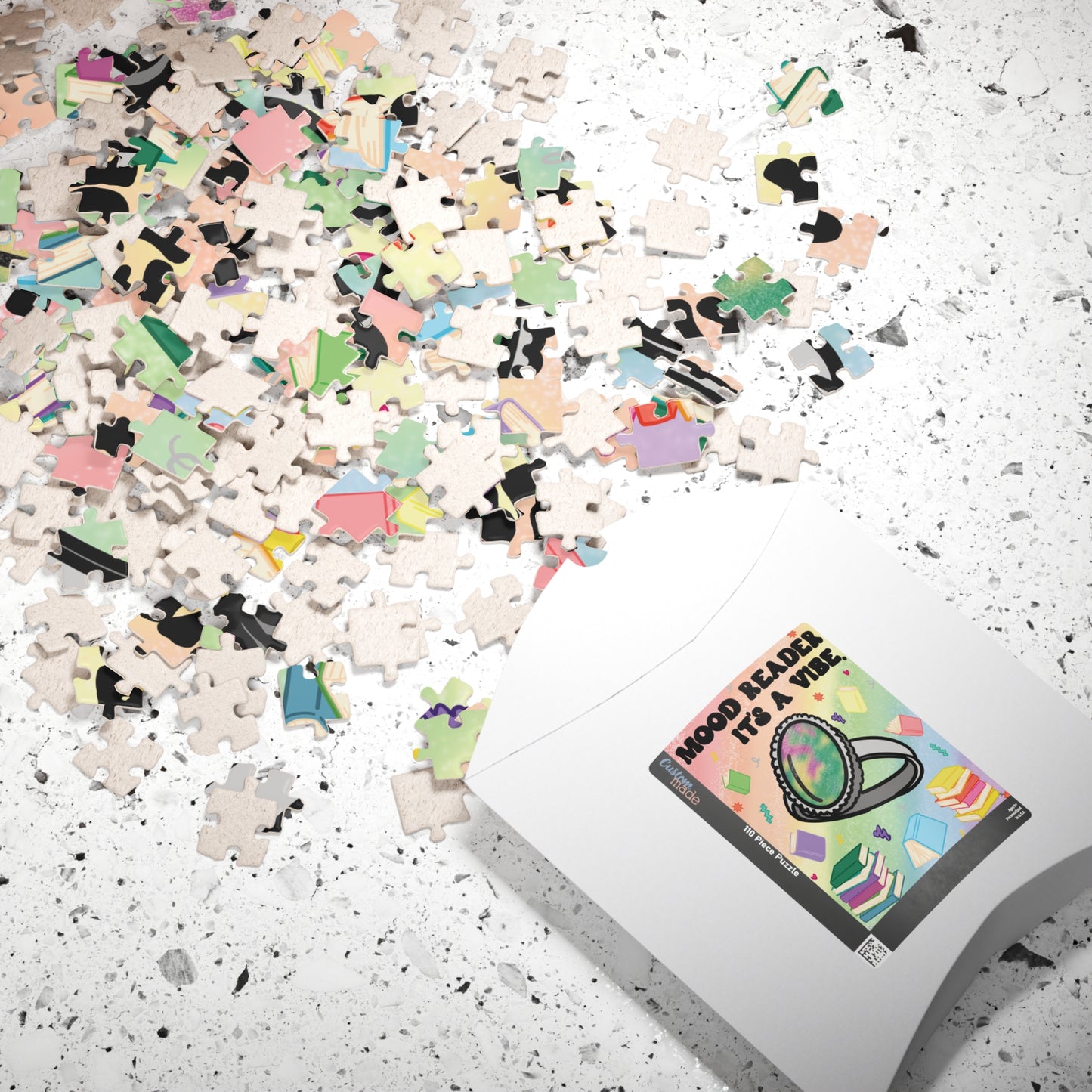 Mood Reader It's a Vibe - Bookish Jigsaw Puzzle (without Genres)