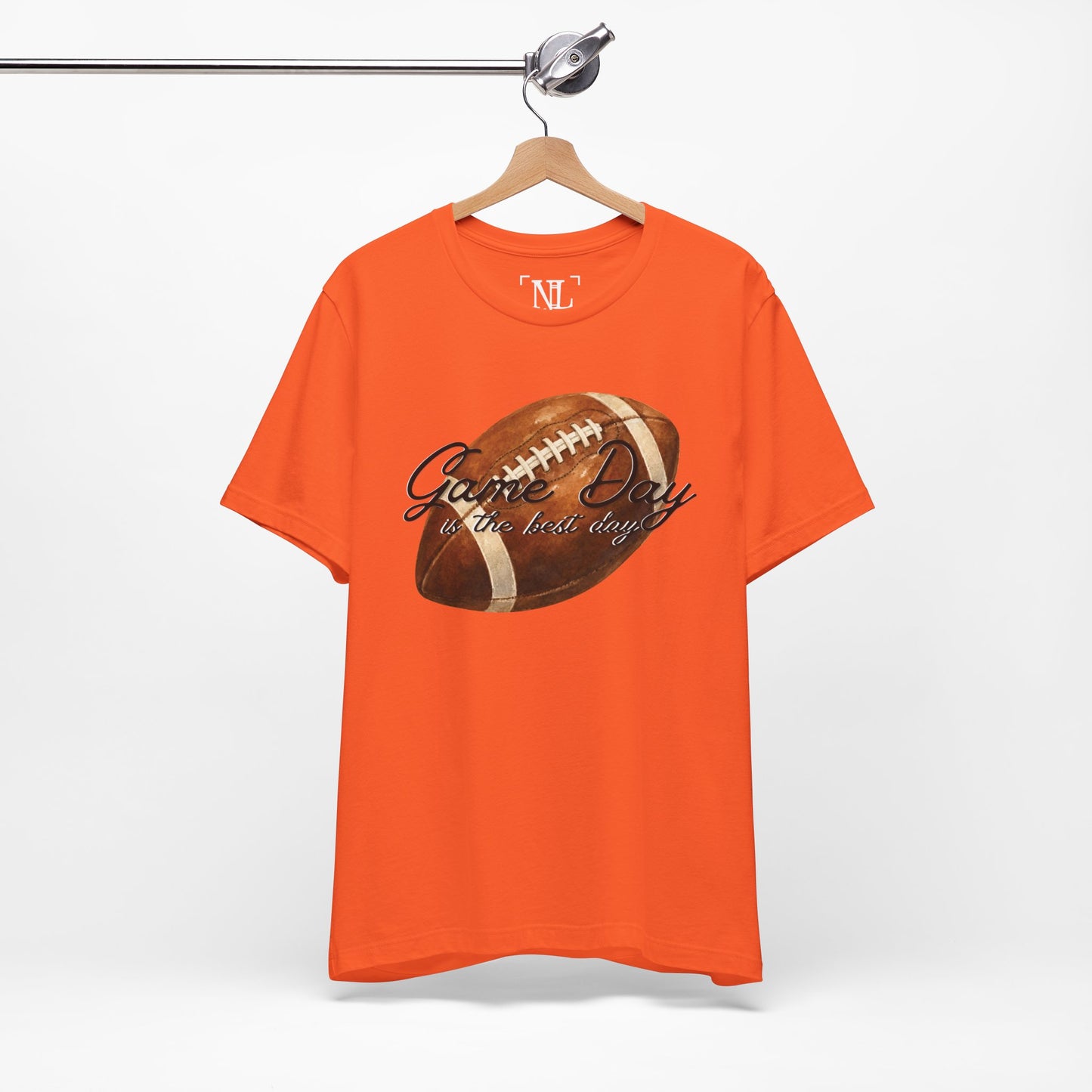 Game Day Football Tee — "Game Day is the best day" Vintage Football Shirt